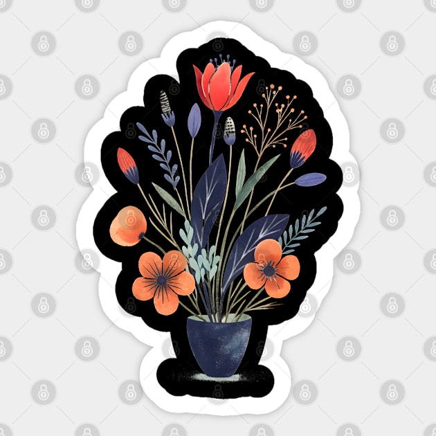 Minimalist Floral Art Sticker by TurnEffect